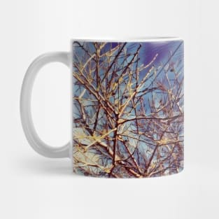 Colorful rustic almond tree Mug